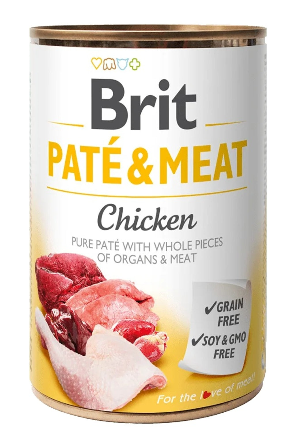 Dog grain free paté & meat pollo 400gr