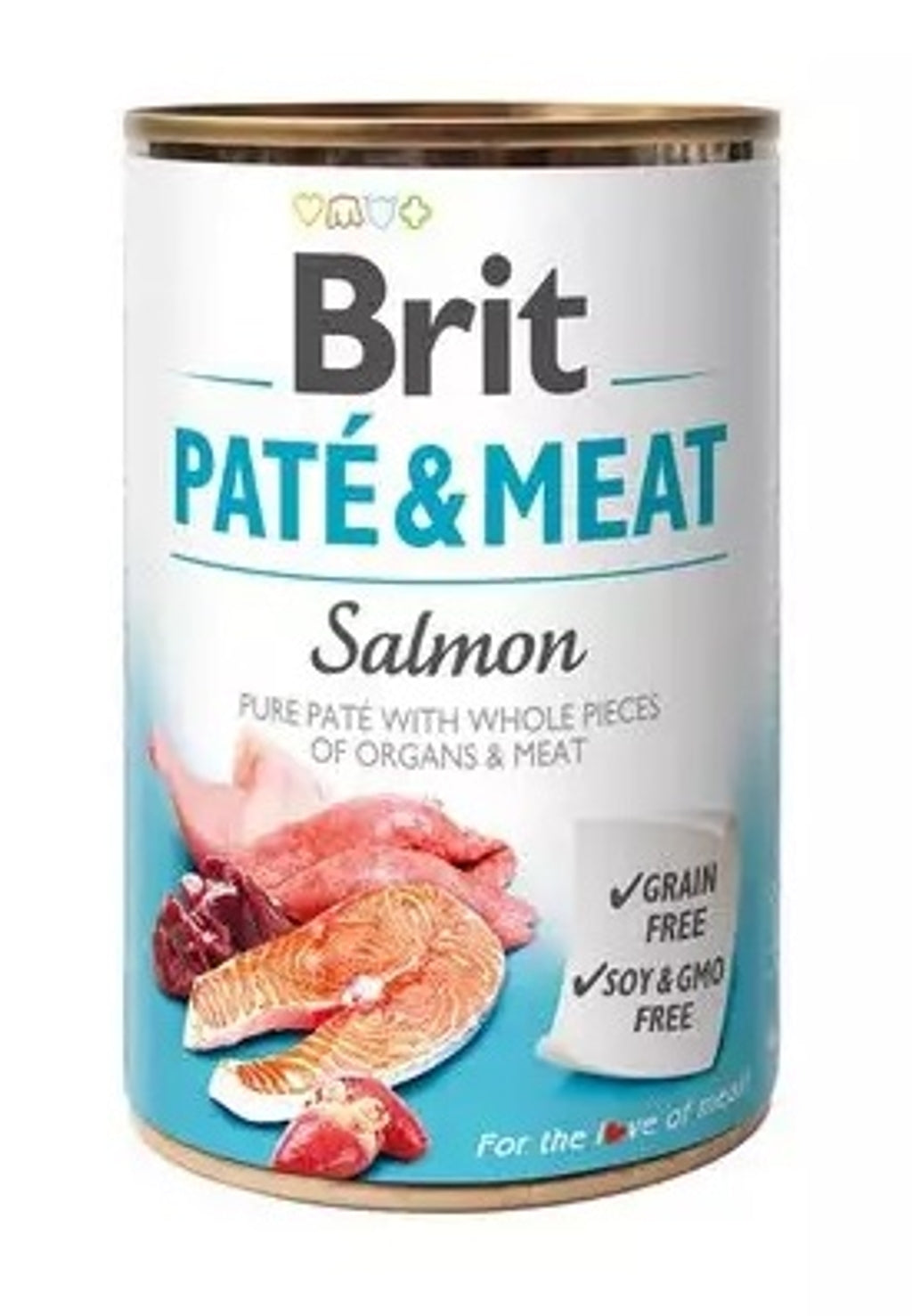 Dog grain free paté & meat salmón 400gr Imagen principal del producto
