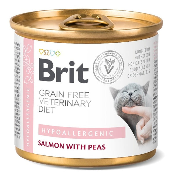 veterinary hypoallergenic lata para gatos 200gr