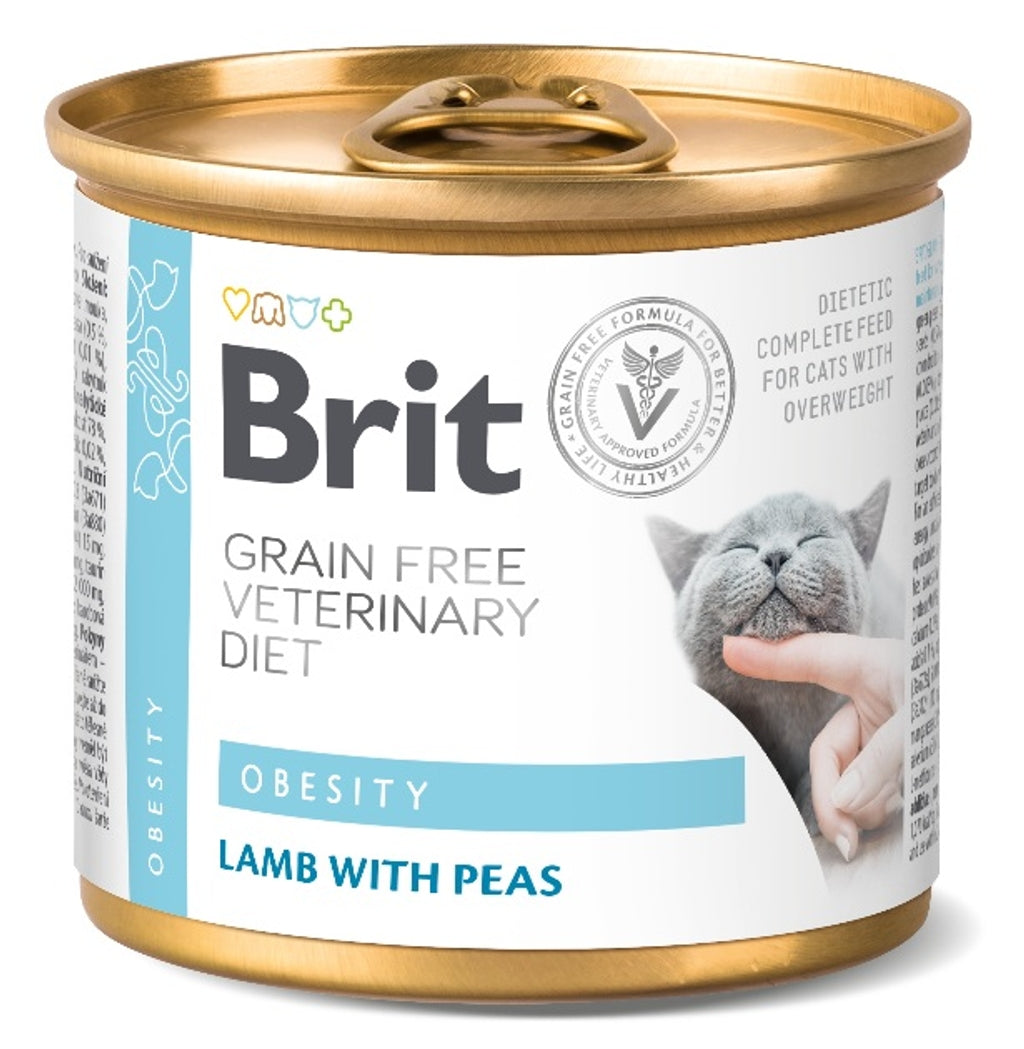 veterinary gat obesity lata para gatos 200gr
