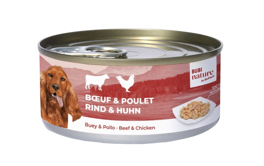 Bubi Nature perro buey y pollo 150gr