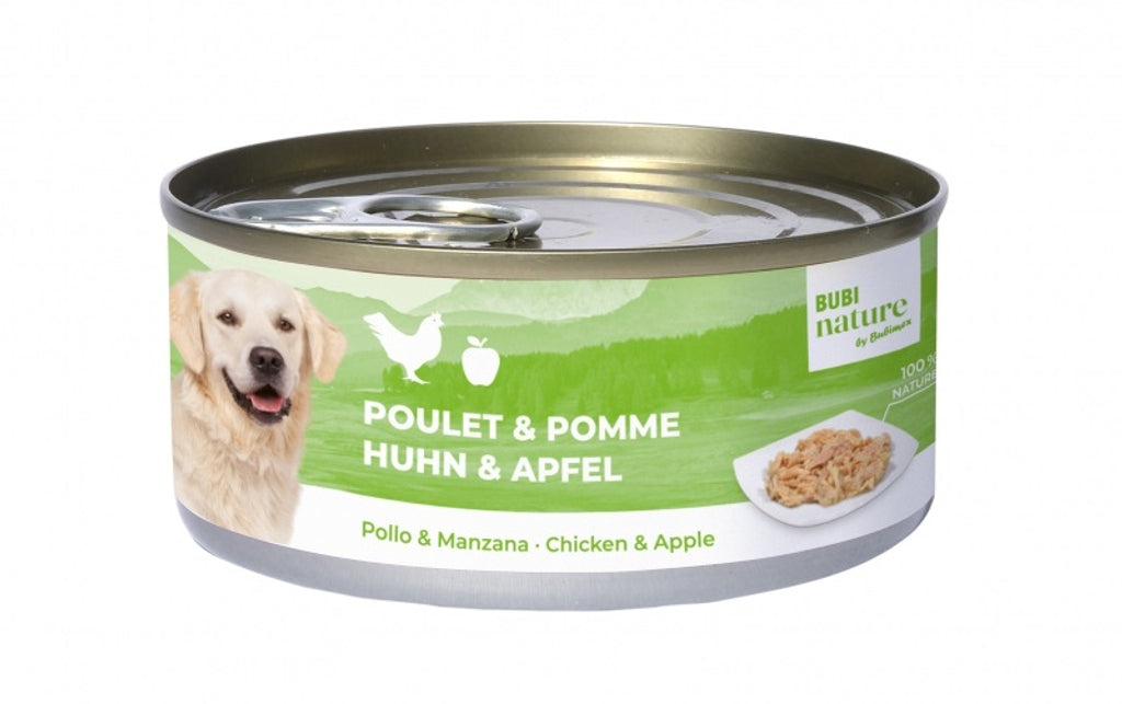 Bubi Nature perro pollo y manzana 150gr