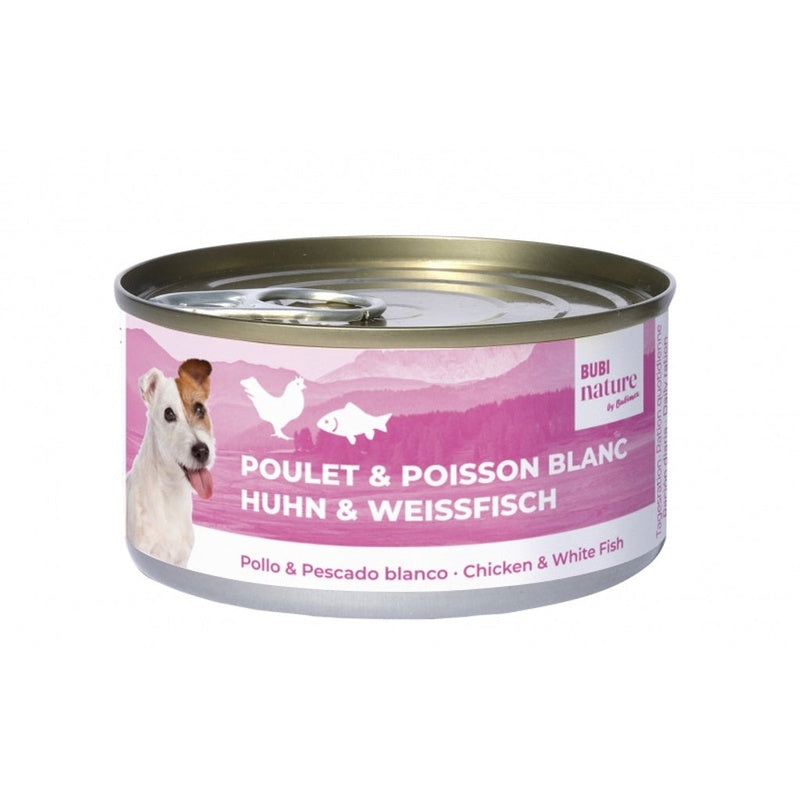 Bubi Nature perro pollo y pescado blanco 70gr Imagen principal del producto
