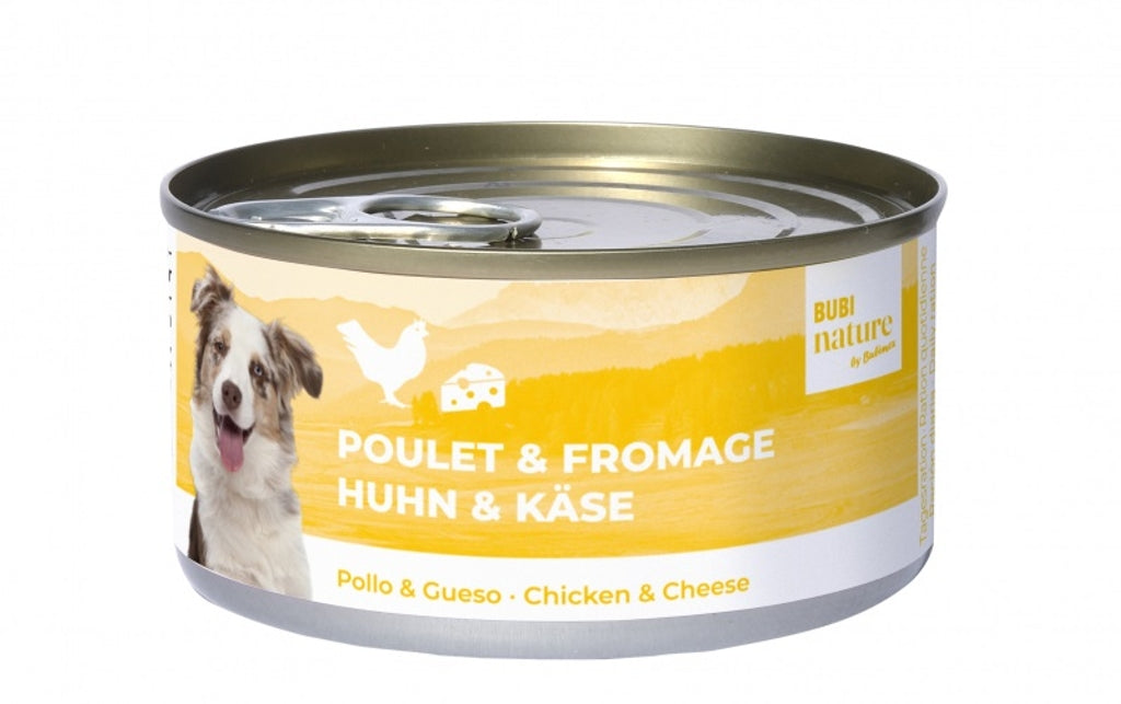 Bubi Nature perro pollo y queso 70gr