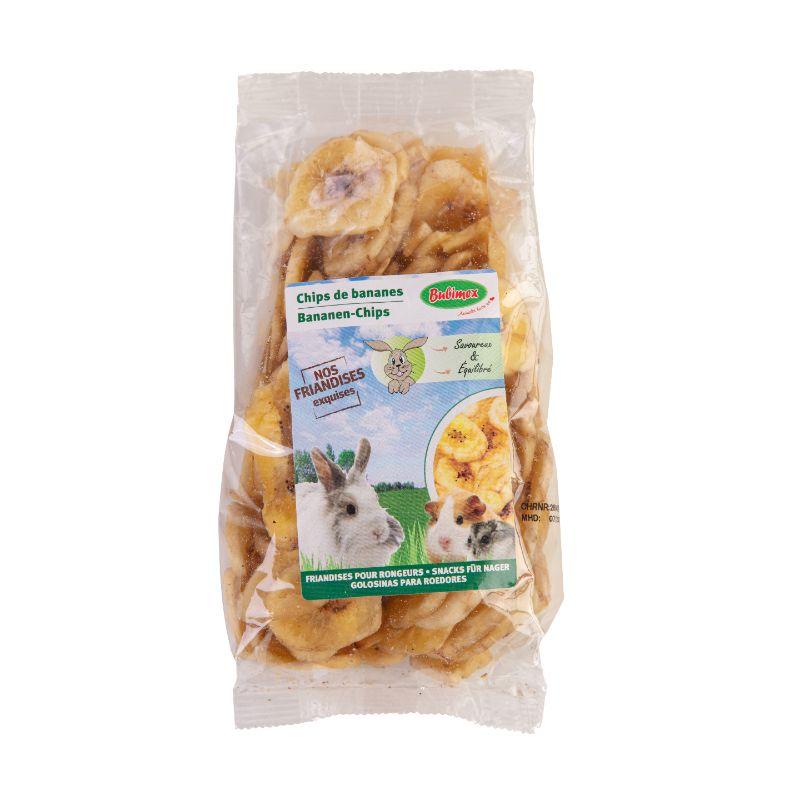 Bubimex chips de plátano para roedores, 150 g
