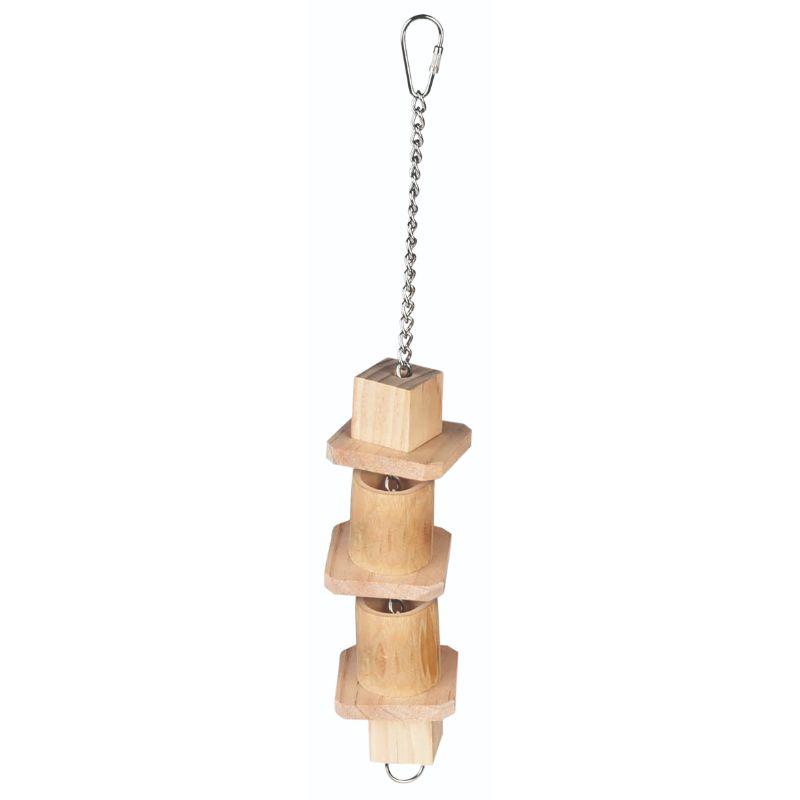 Bubimex juguete de bambú para pájaros, talla S