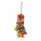 Bubimex juguete de cuerda y madera para pájaros, talla S