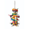 Bubimex juguete de cuerda y madera para pájaros, talla M