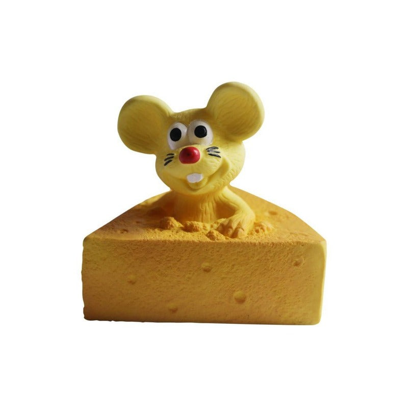 Bubimex ratón con queso de látex 8 cm