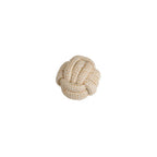 Bubimex pelota de yute y algodón reciclado - Ø7 cm