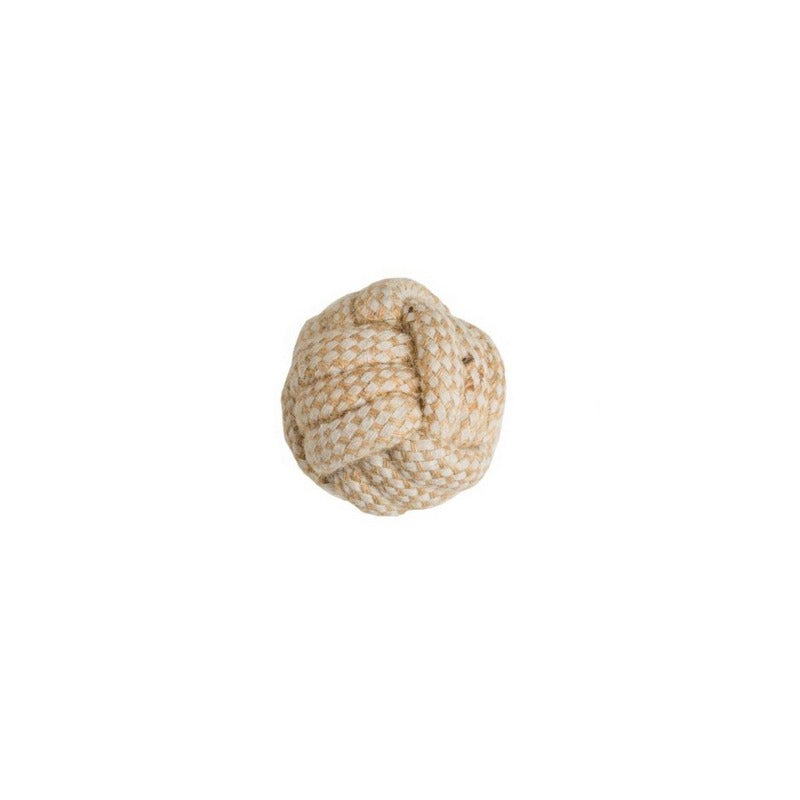 Bubimex pelota de yute y algodón reciclado - Ø9,5 cm
