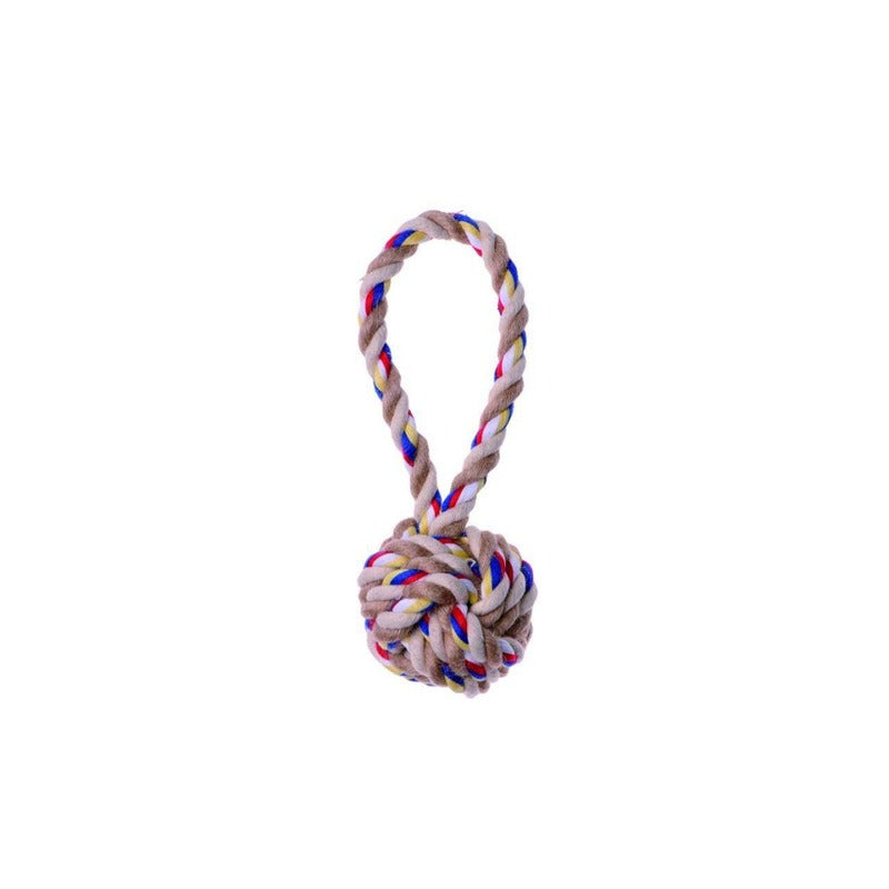 Bubimex pelota de cuerda con asa corta Ø7,5 cm Imagen principal del producto