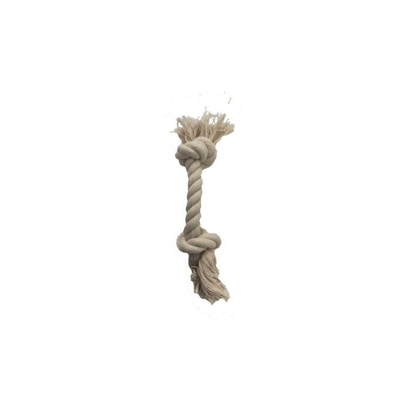 Bubimex cuerda con nudos de algodón natural Nature Label - 20 cm