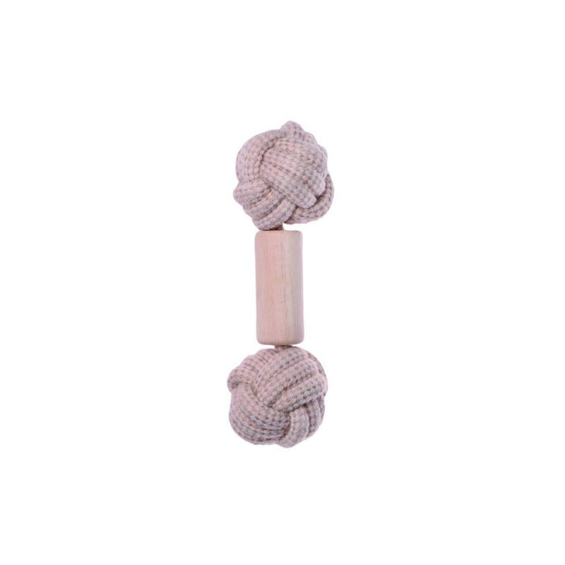 Bubimex mancuerna de madera y cuerda 19 cm