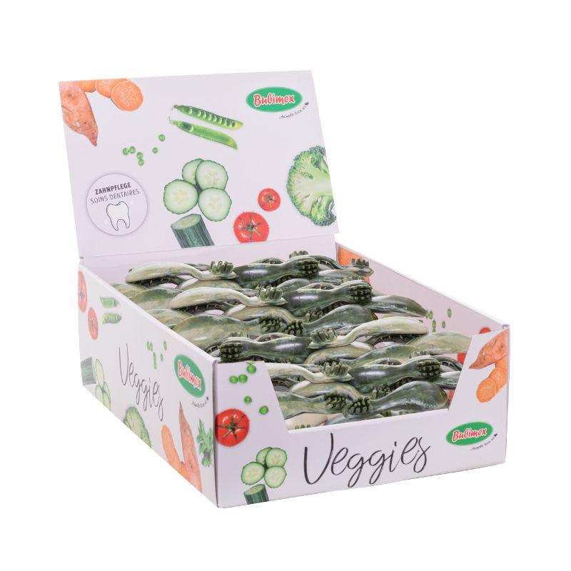 Bubimex Veggie cepillo de dientes vegetal para perros, talla S, 8 cm y 13 g