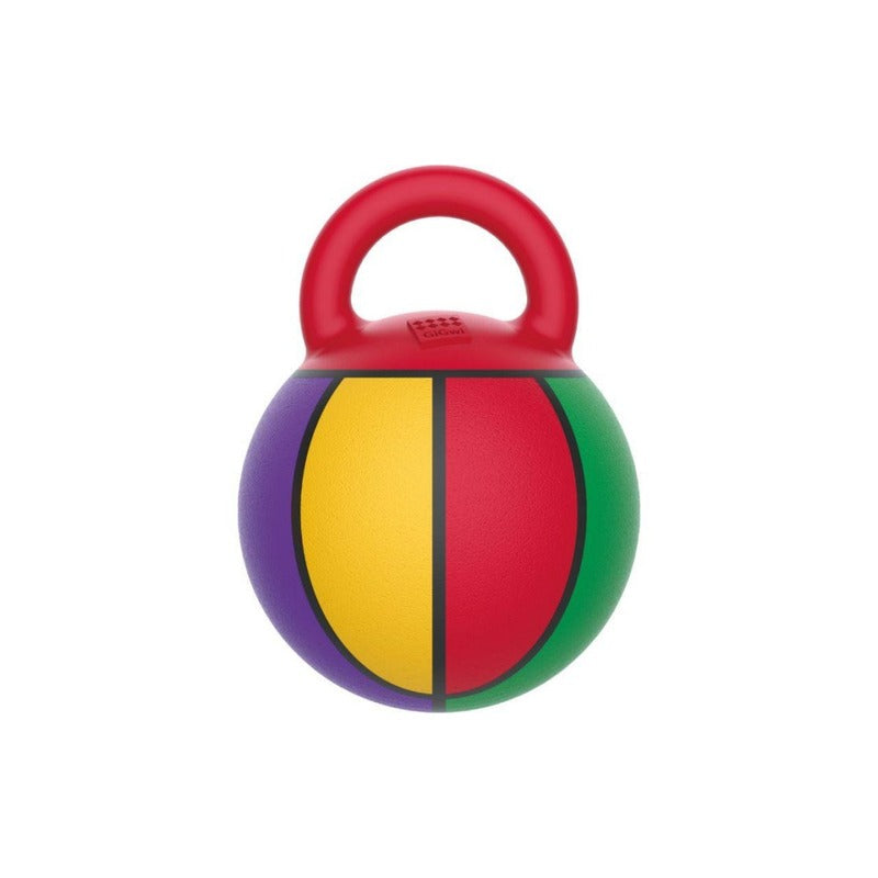 Bubimex balón multicolor saltador con asa Ø16 cm