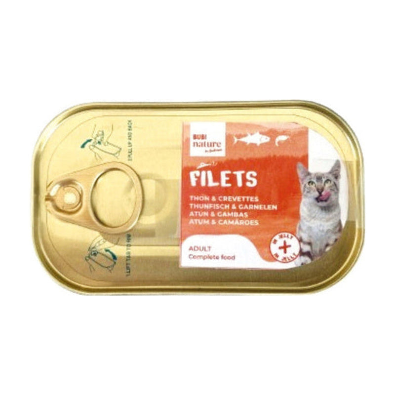 Bubimex Bubi Nature Filets atún y gambas en gelatina 85 g