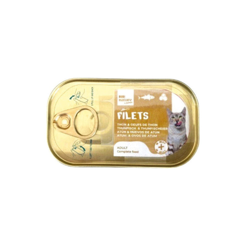 Bubimex Bubi Nature Filets atún y huevas de atún en gelatina 85 g