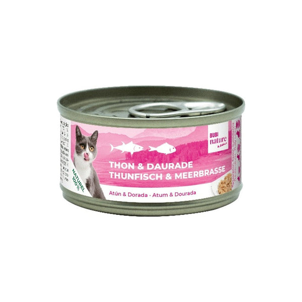 Bubi Nature gato atún y dorada 70gr