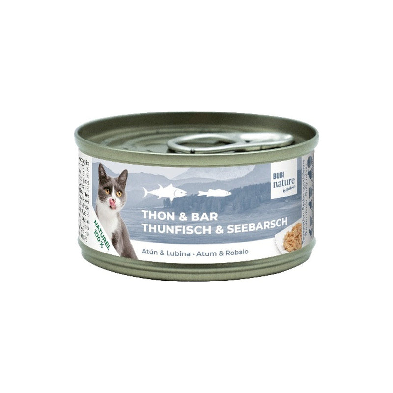 Bubi Nature gato atún y lubina 70gr Imatge principal del producte