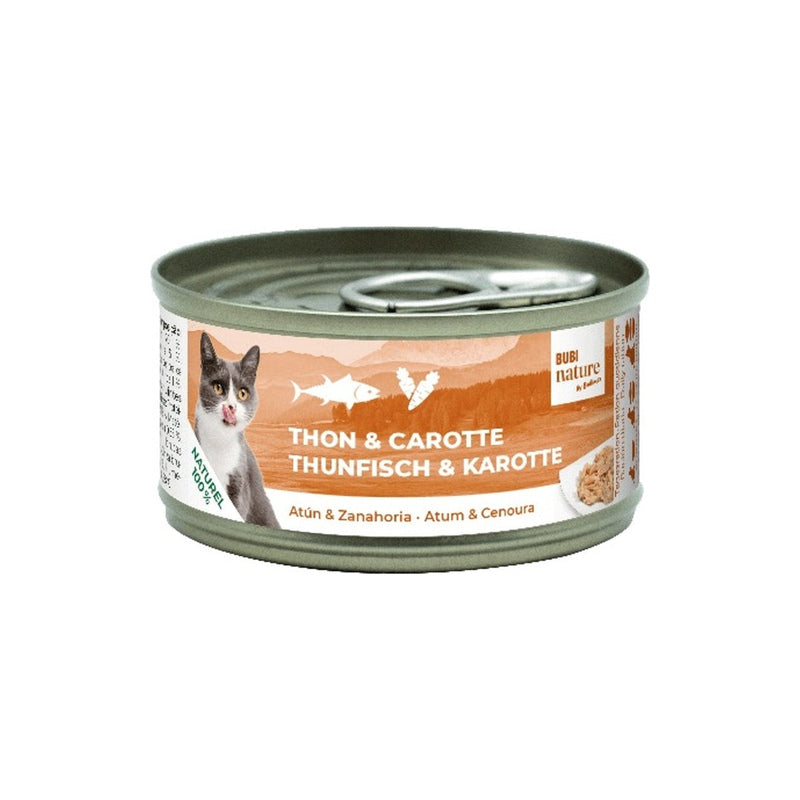 Bubi Nature gato atún y pastanaga 70gr