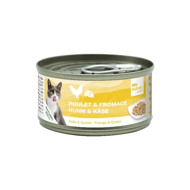 Bubi Nature gato pollo y queso 70gr