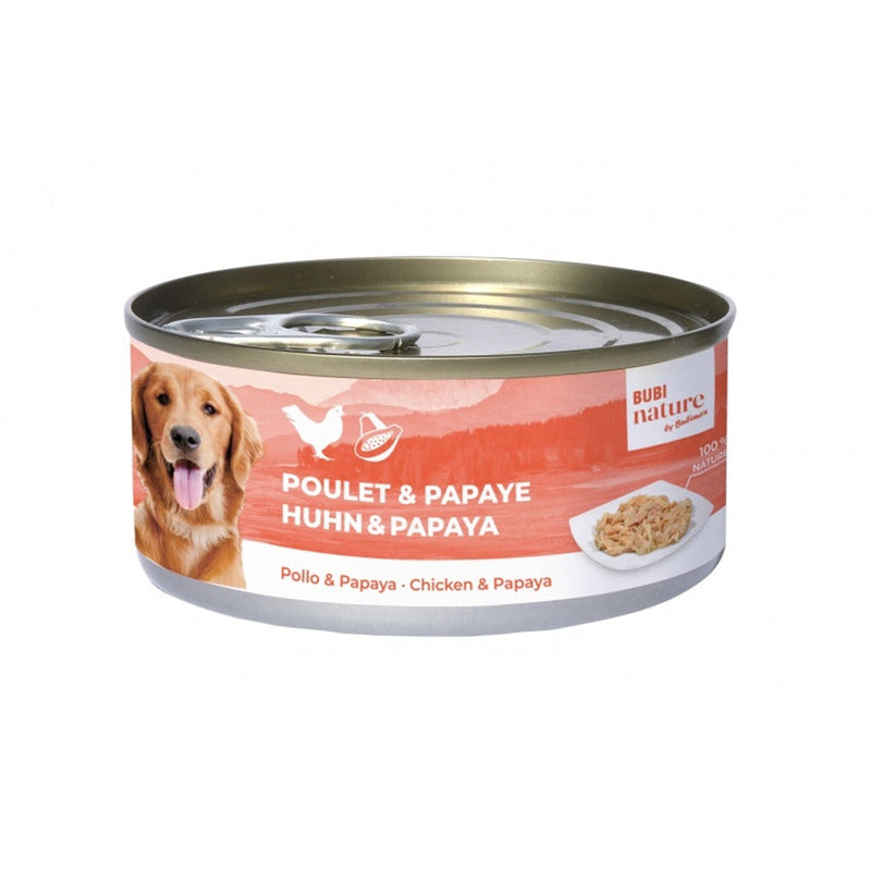 Bubi Nature perro pollo y papaya 150gr