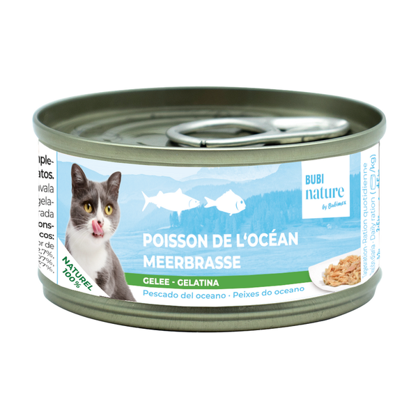 Bubimex Bubi Nature Pescado de mar en gelatina para gatos 70 g