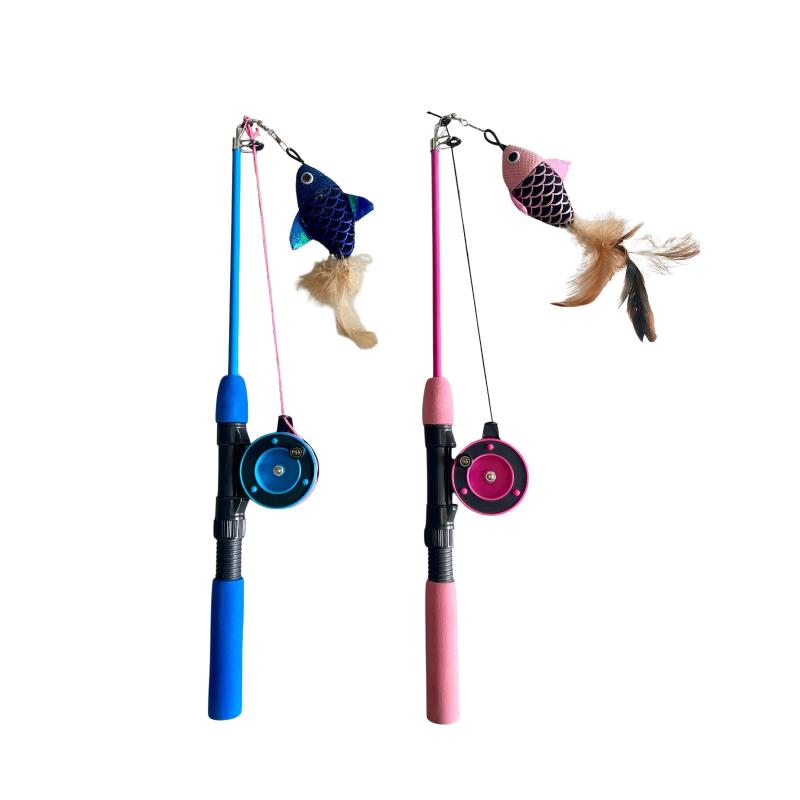 Bubimex caña telescópica para gatos 41–73 cm sobre fondo blanco Imagen principal del producto