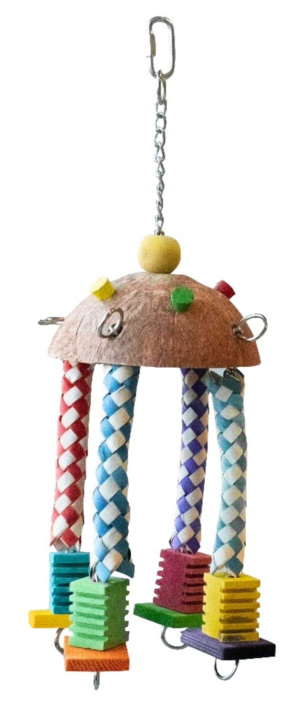 cáscara de coco amb 4 cordes 29x11cm Imatge principal del producte