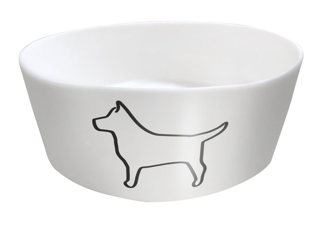 Comedero de bambú blanco 18cm Imagen principal del producto