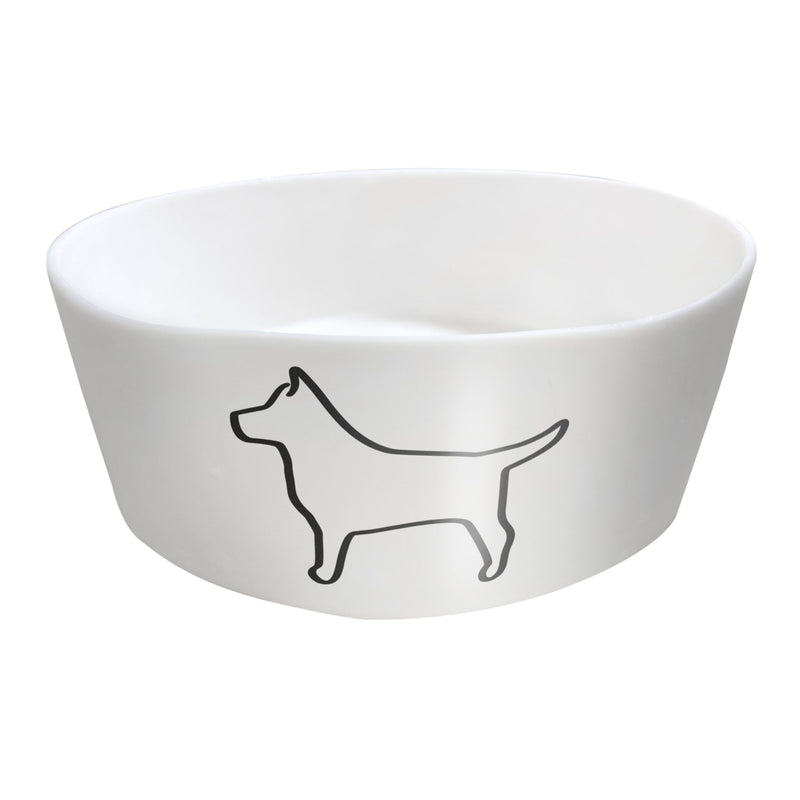 Comedero de bambú blanco 18cm Imagen principal del producto