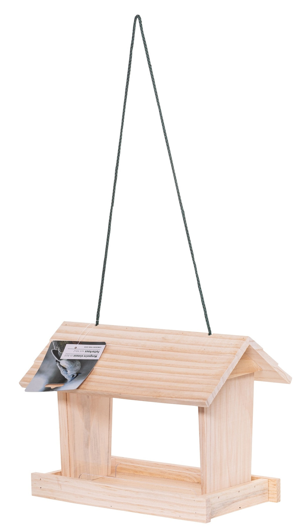 Menjadora de fusta per a ocells Anya 31x19x23cm