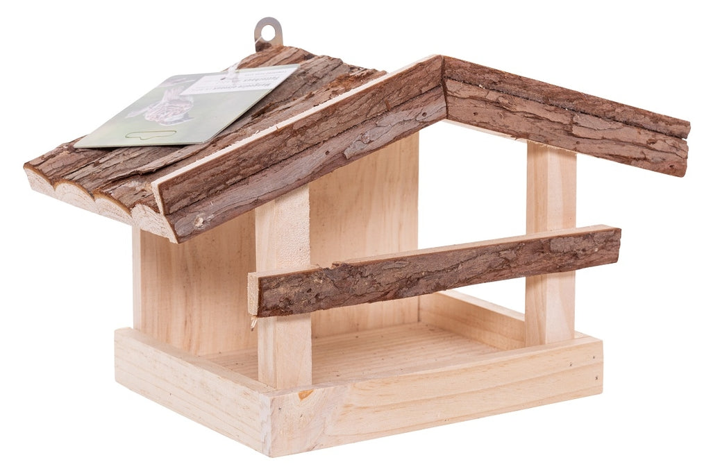 Menjadora de fusta per a ocells Loan 32x17x19cm Imatge principal del producte
