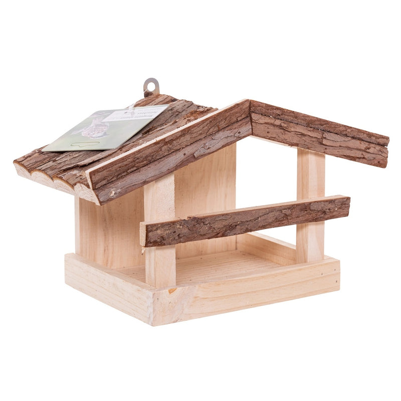 Comedero de madera para pájaros Loan 32x17x19cm Imagen principal del producto