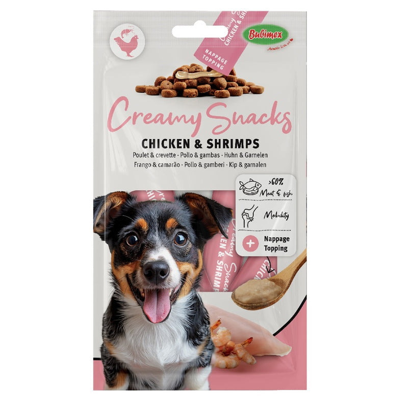 Creamy Snacks Dog Pollo y Camarones 60g (4p) Imagen principal del producto