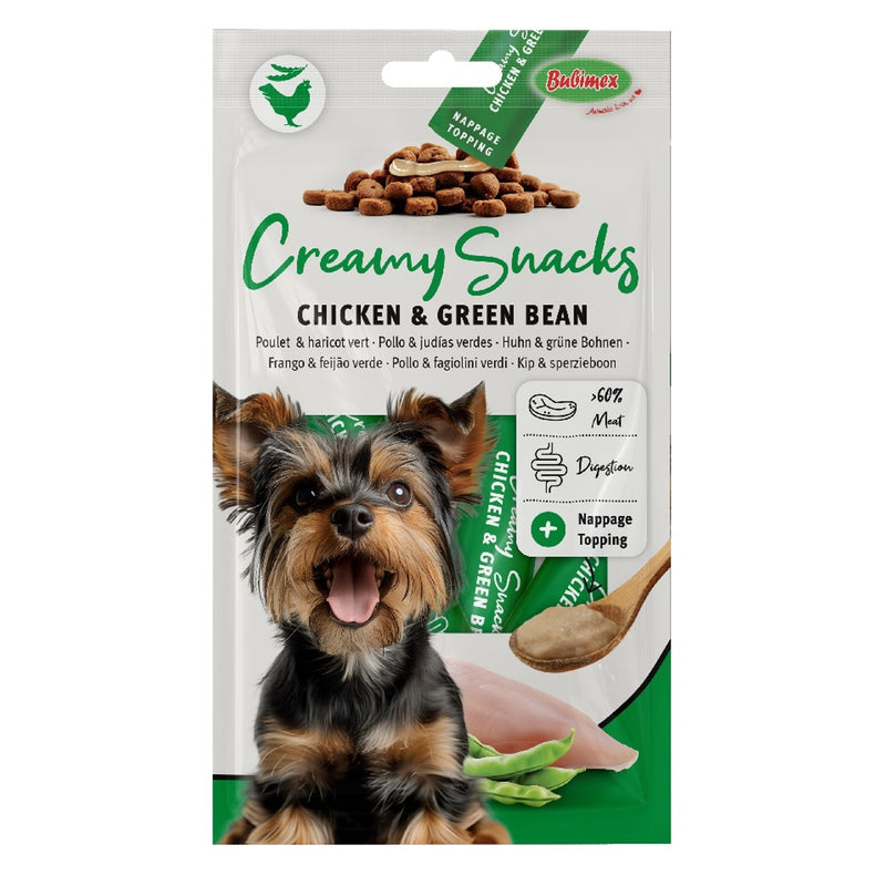 Creamy Snacks Dog Pollo y Judías verdes 60g (4p) Imagen principal del producto