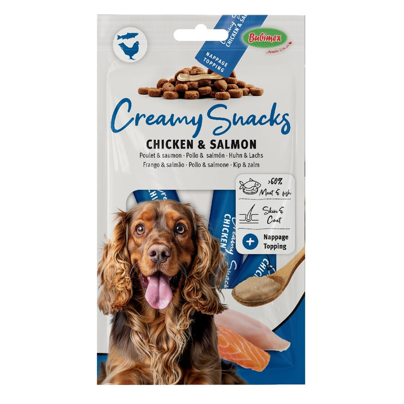 Creamy Snacks Dog Pollo y Salmón 60g (4p) Imagen principal del producto