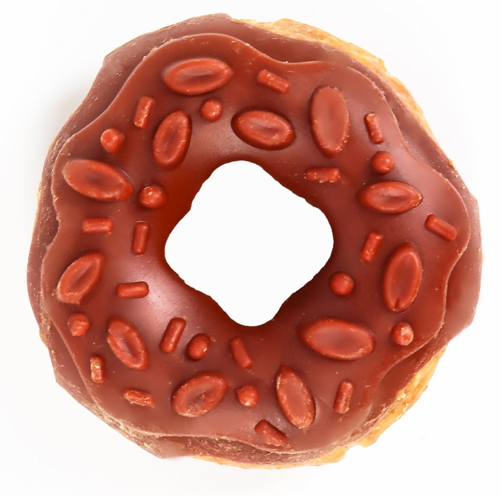 Donut de pollo glaseado con fresa