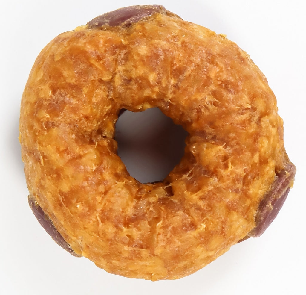 Donut de pollo glaseado con fresa