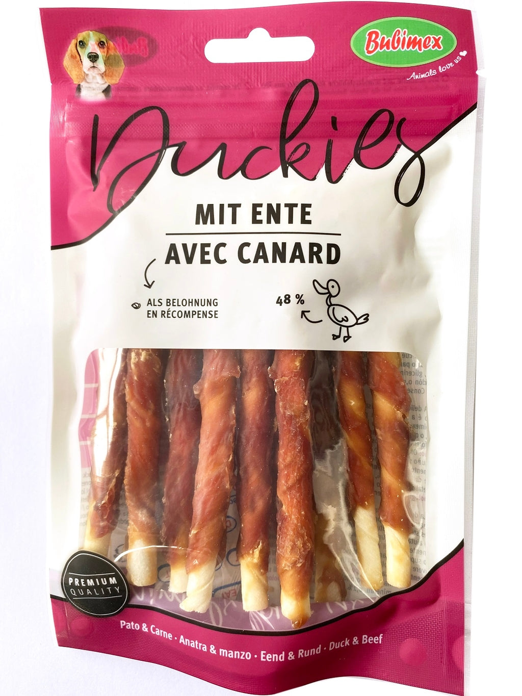 Duckies palitos de pato 12cm (10ud) 100g
