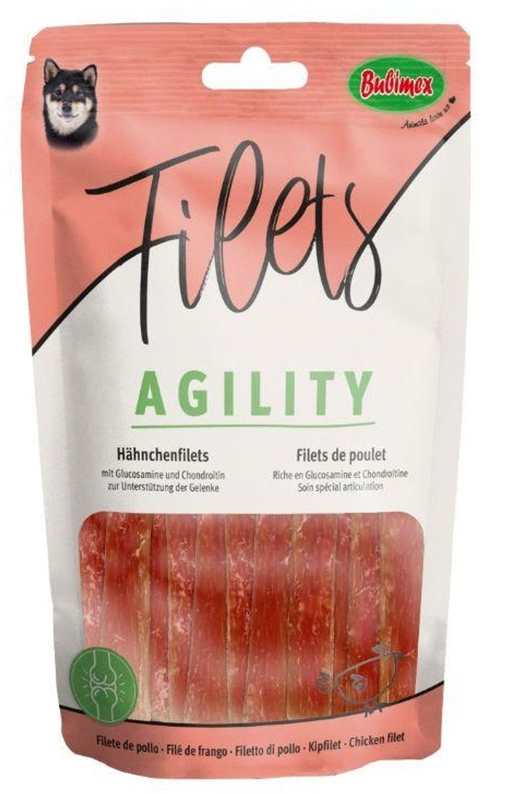 Filets agility de pollo 100gr