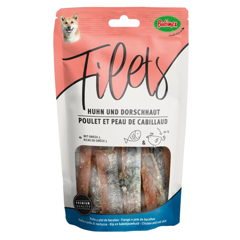 Filets de pollestre amb pell de bacallà 100 g Imatge principal del producte