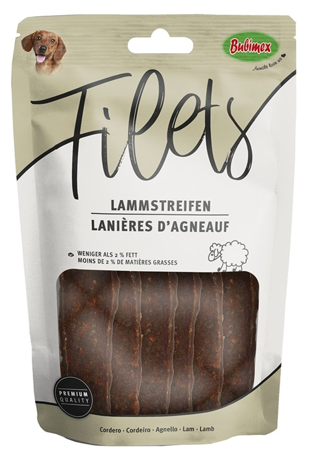 Filets de cordero 100gr