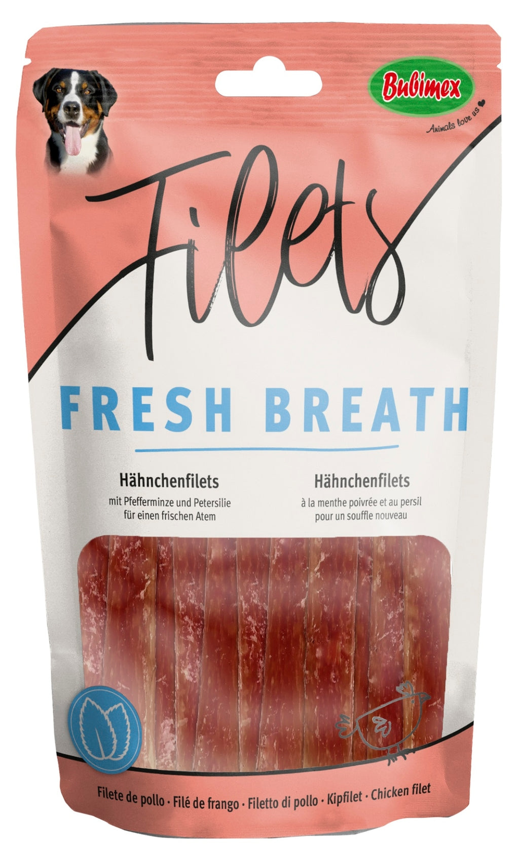 Filets Fresh Breath de pollastre 100 g