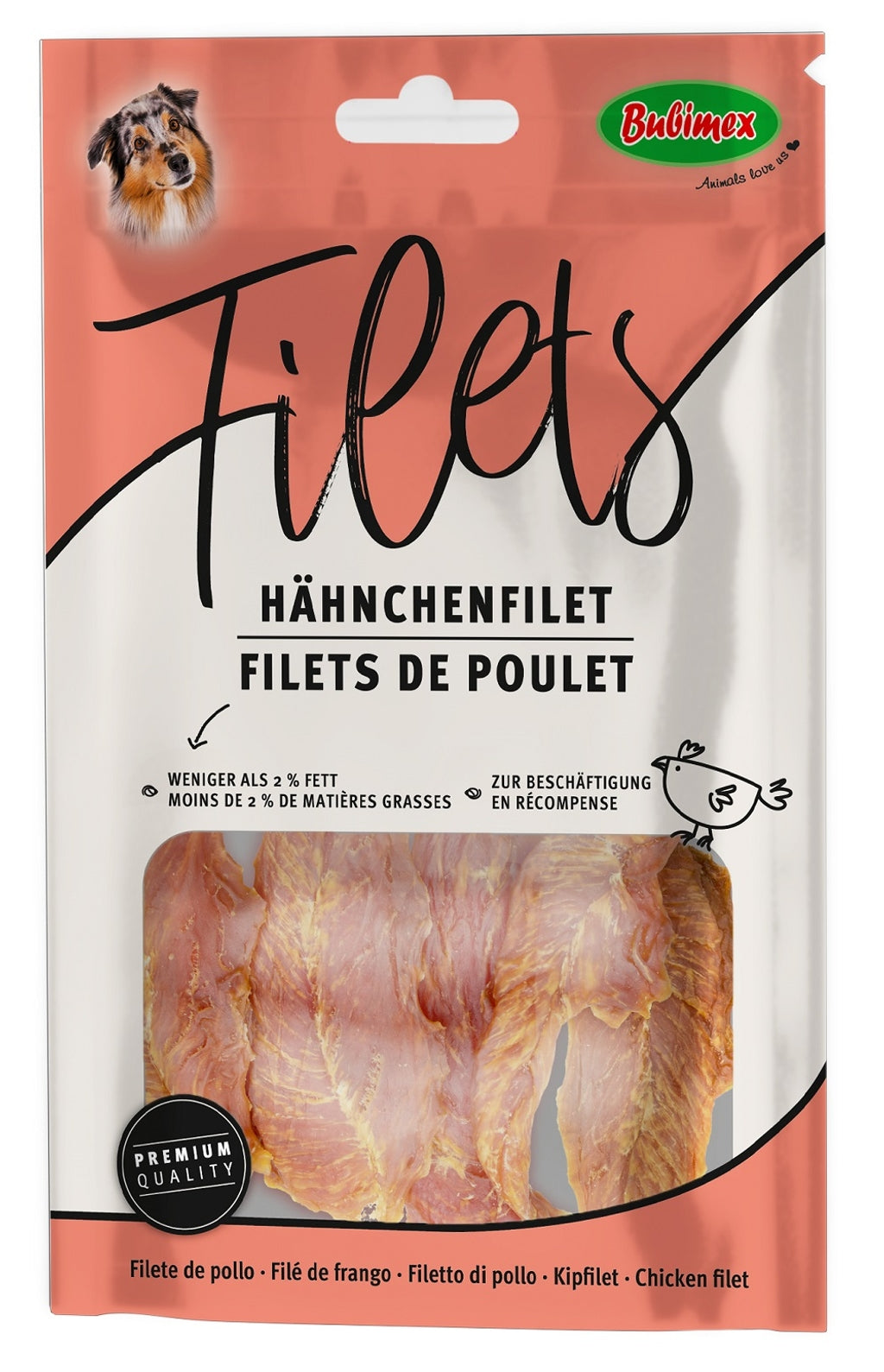 Filets de pollo L 100gr