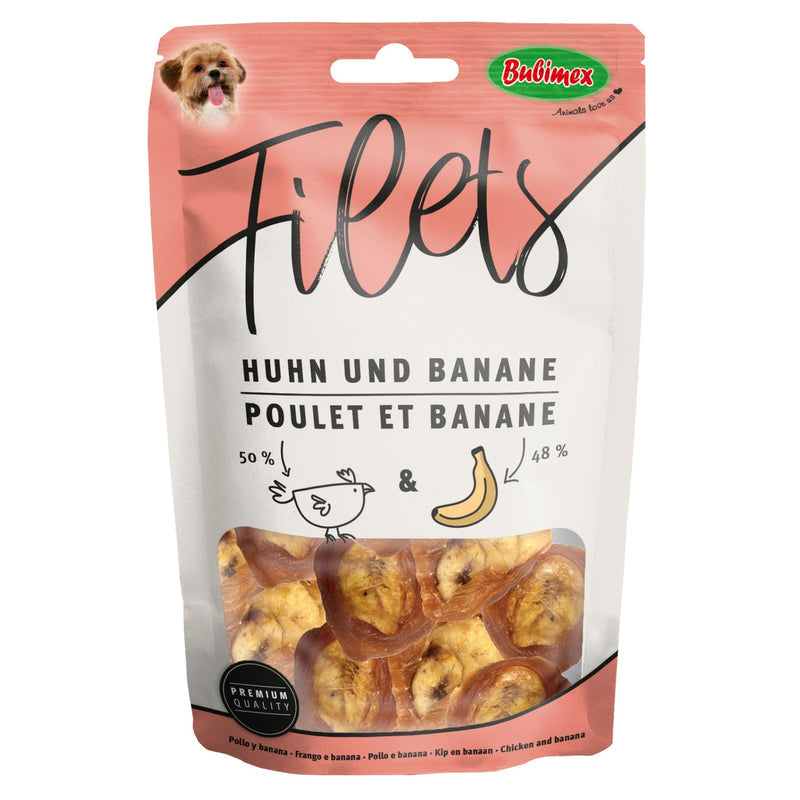 Filets de pollo con banana 85gr Imagen principal del producto