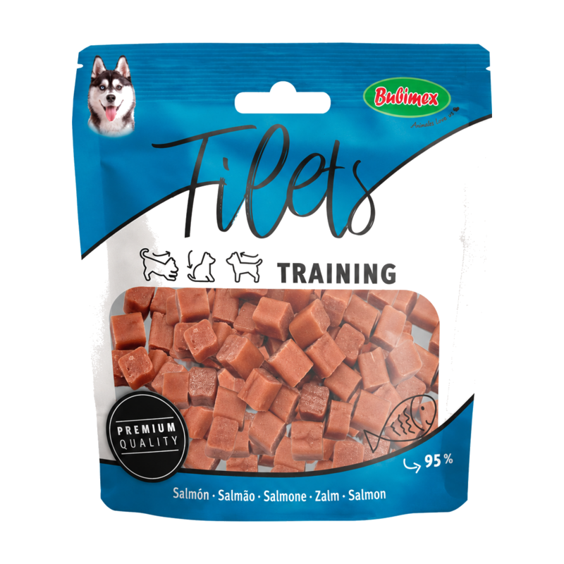 Bubimex Filets Training taquitos de salmón 50 g