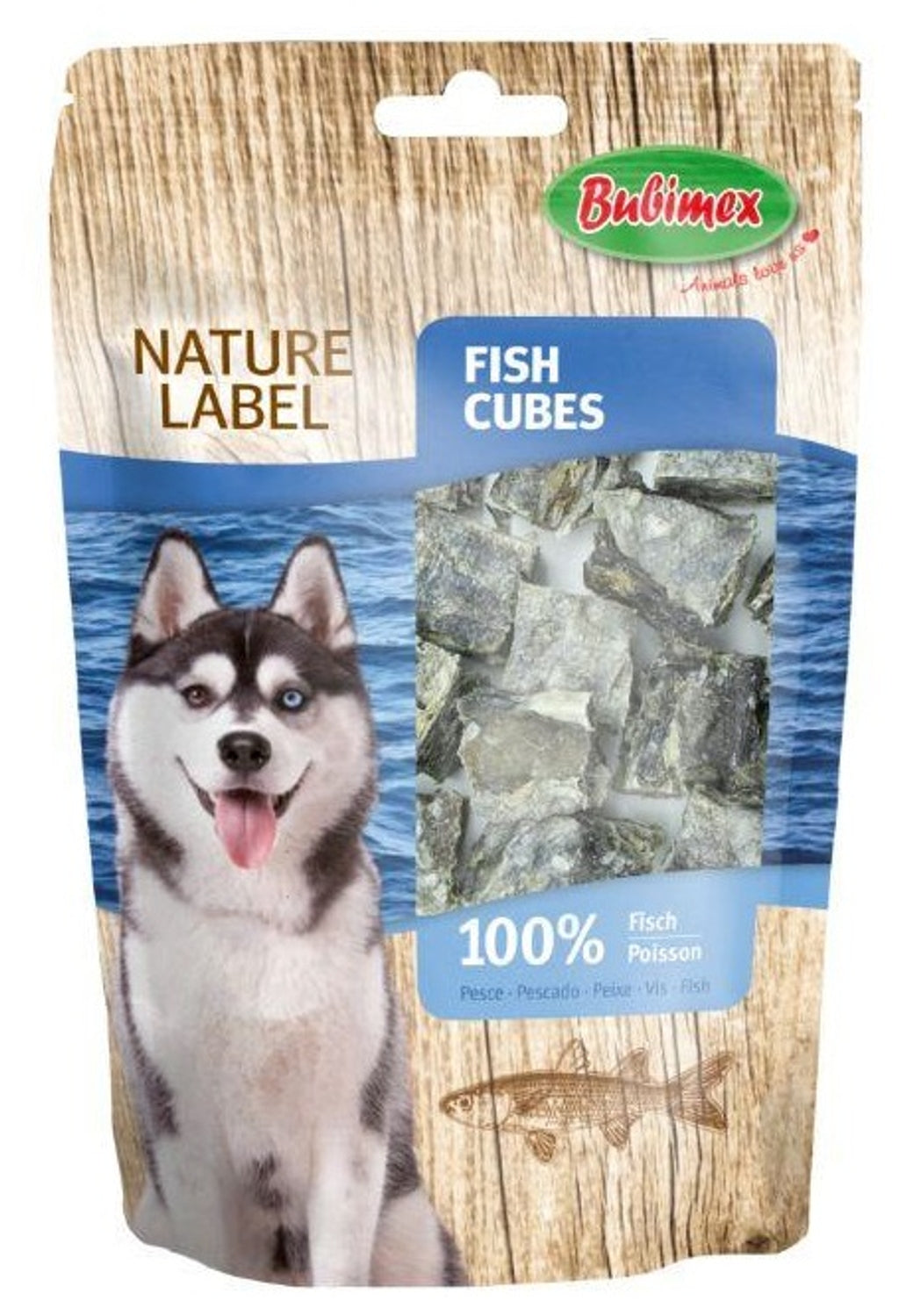 Cubos de piel de bacalao 75gr Imagen principal del producto