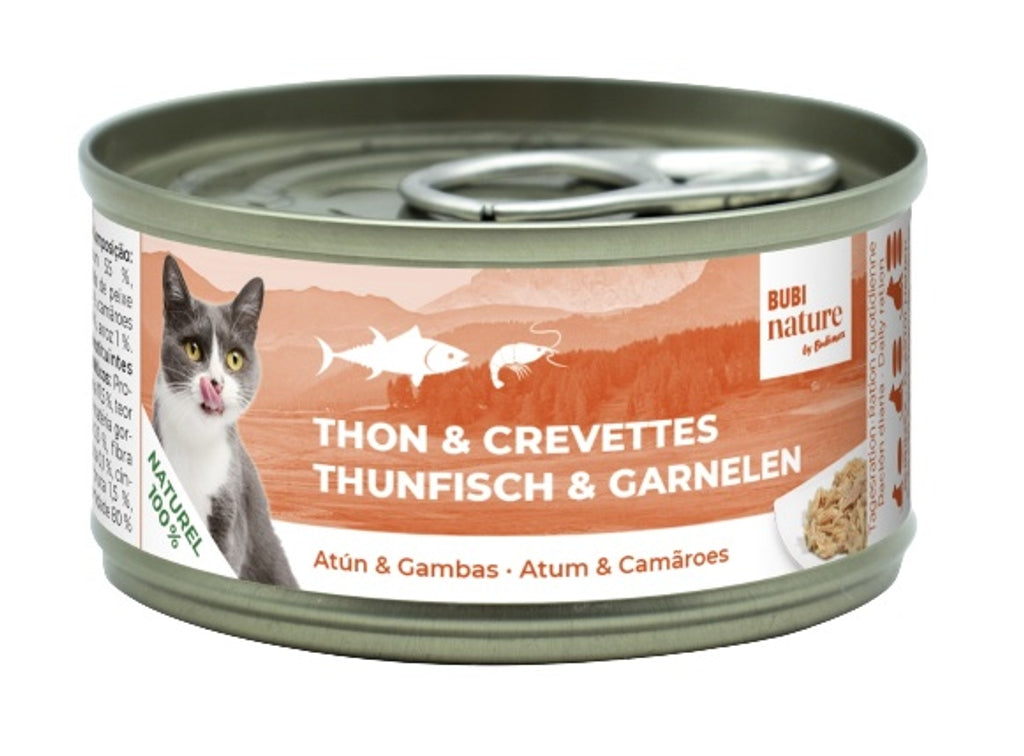 Bubi Nature gato atún y gambas 70gr Imagen principal del producto
